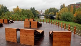 В Красногвардейском районе Санкт-Петербурга преобразился Малый Ильинский сад