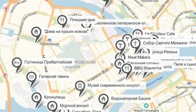 Жители Васильевского острова создали карту-путеводитель с самыми интересными местами района
