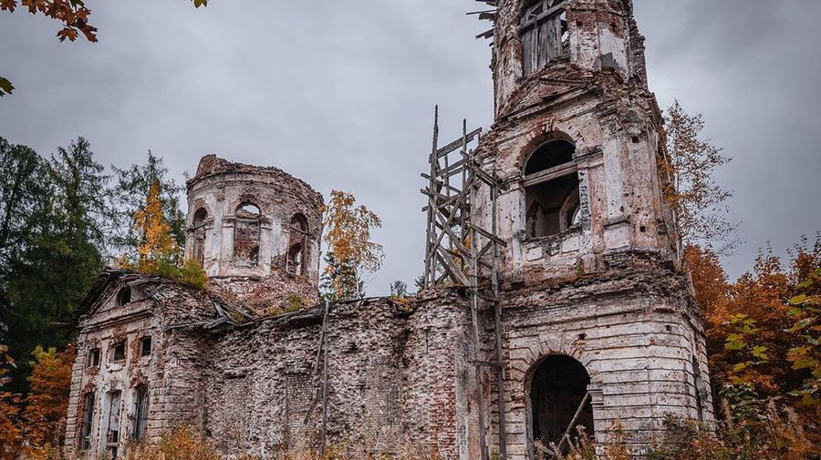 Церковь Владимирской иконы Божией Матери в Елизаветино