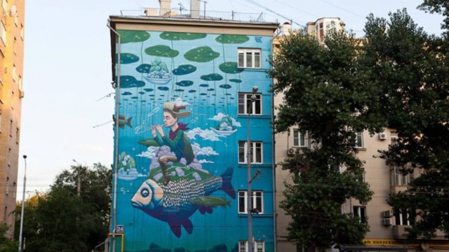 «Подводное граффити»