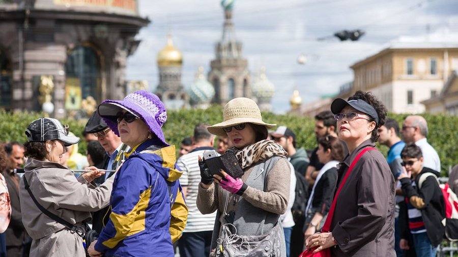 Где в Петербурге чаще всего бывают китайские туристы