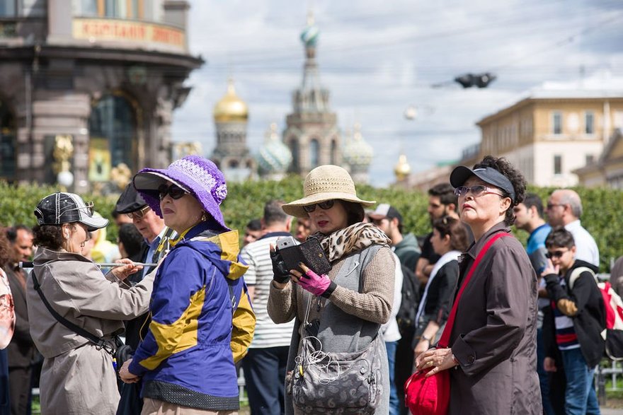 Где в Петербурге чаще всего бывают китайские туристы