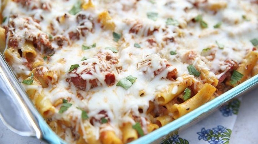 Лазанья из макарон