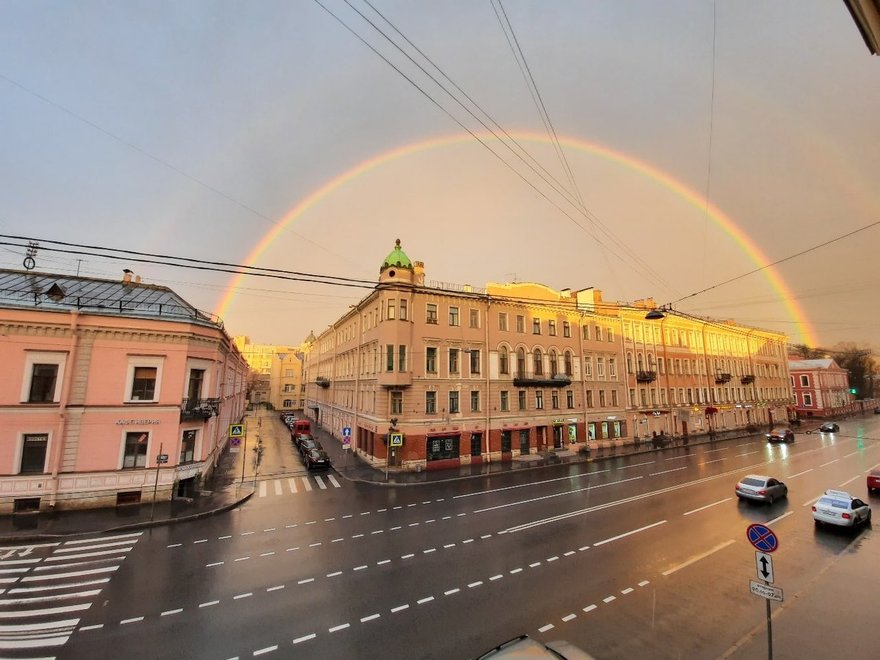 Радуга в санкт петербурге