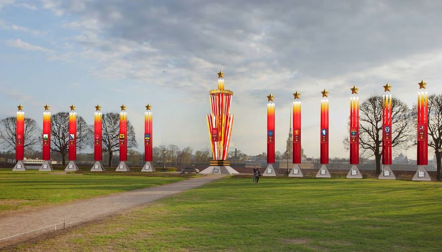 В Петербурге создадут аллею городов-героев и зоны с фотохроникой Ленинграда