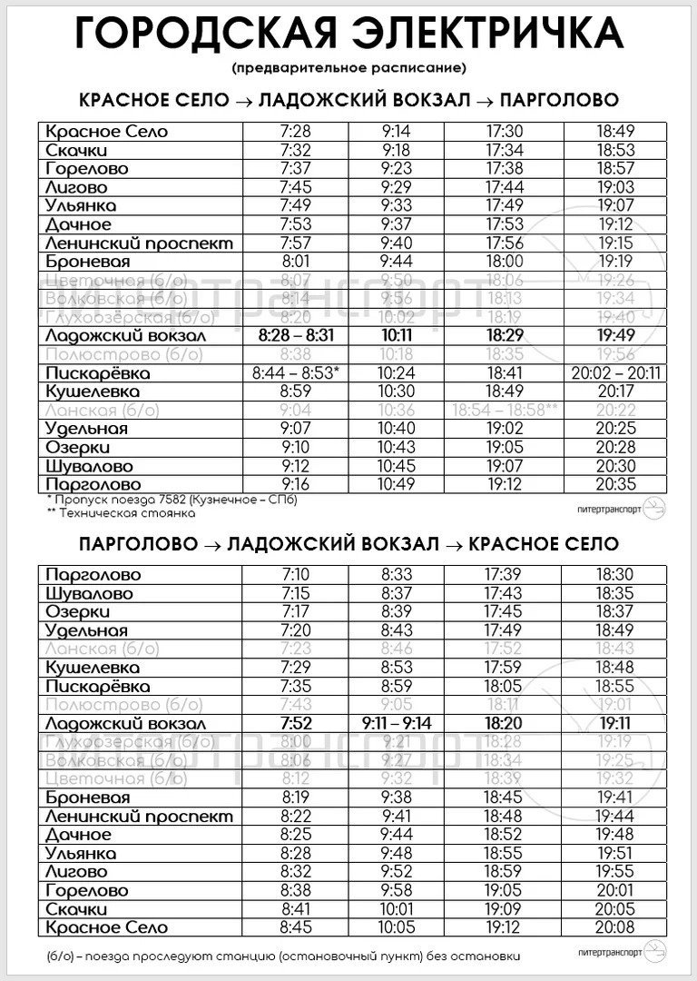 Расписание электричек ленинская москва