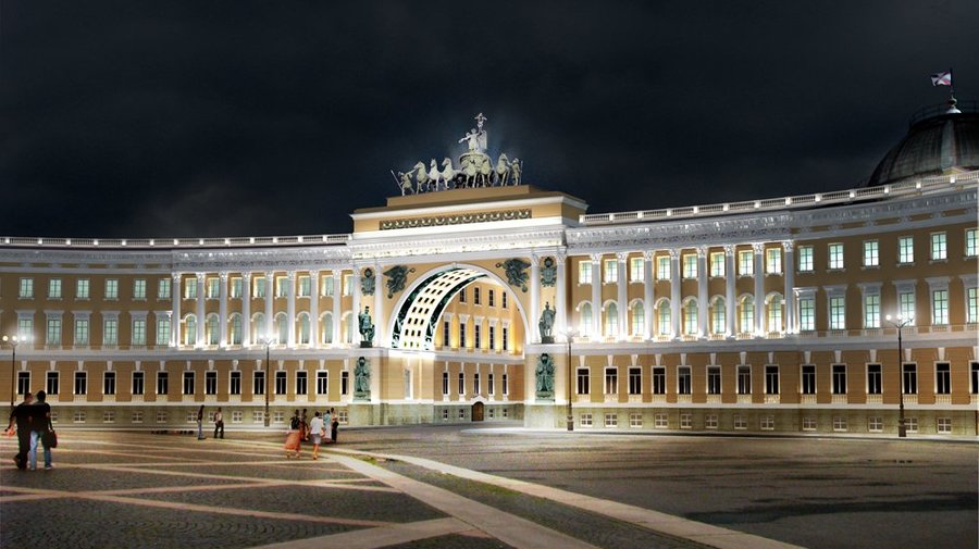 В Петербурге отключат архитектурную подсветку