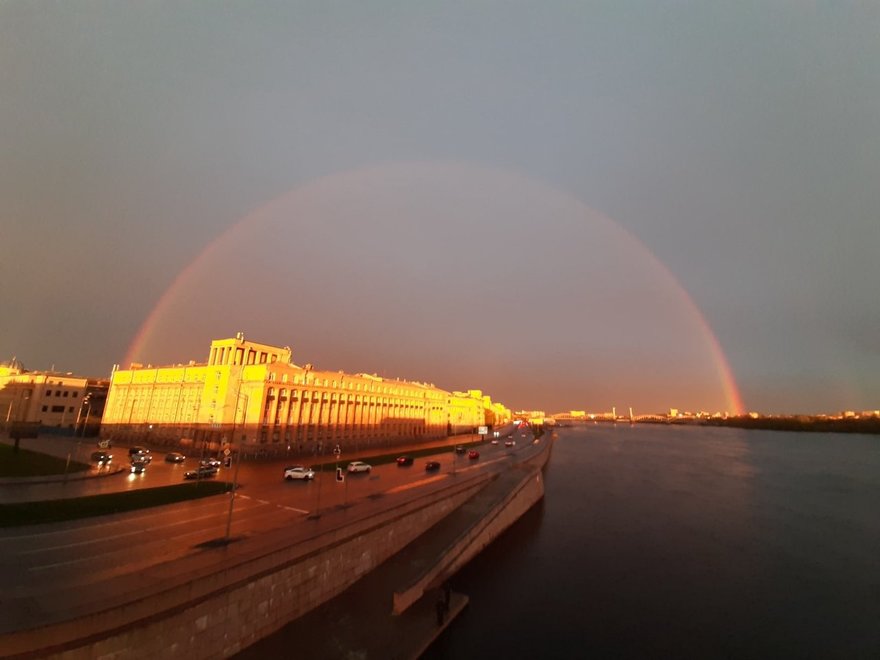 Радуга в санкт петербурге