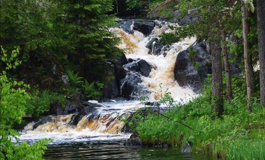 13:30 — Рускеальские водопады Ахвенкоски и места съемок знаменитых фильмов