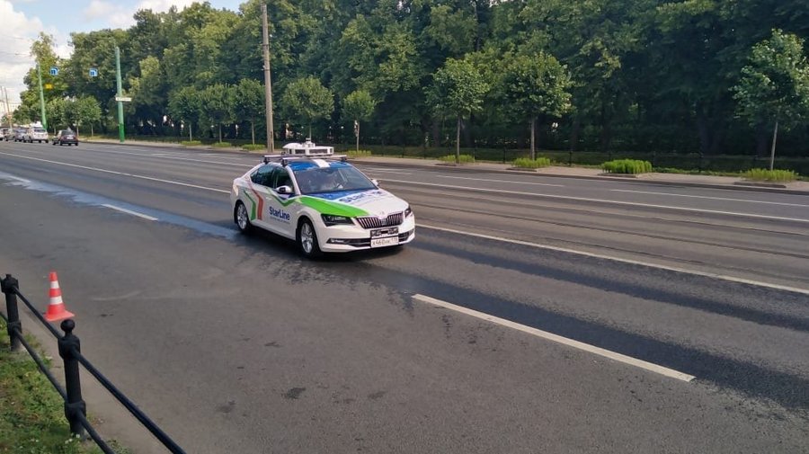 В Петербурге прошли испытания беспилотного автомобиля: никаких инцидентов не произошло