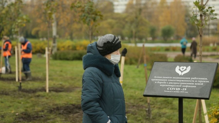 В Петербурге появилась Аллея медиков