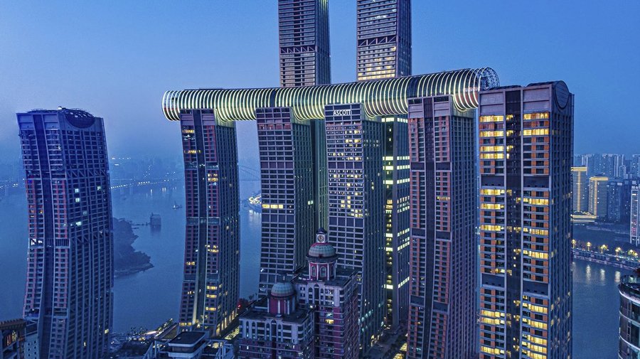 Небоскреб The Crystal, Safdie Architects, Чунцин, Китай