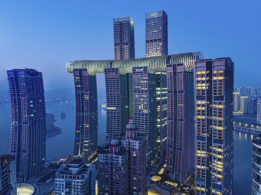 Небоскреб The Crystal, Safdie Architects, Чунцин, Китай