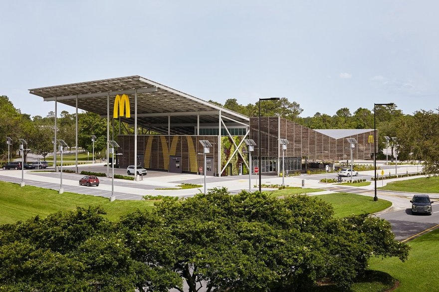 Ресторан McDonald’s Disney World, Ross Barney Architects, Флорида, США