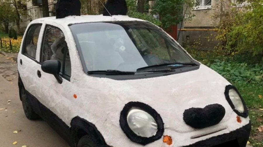 Пандамобиль обнаружили в Петербурге