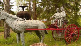 Edvininpolku – парк скульптуры из металла