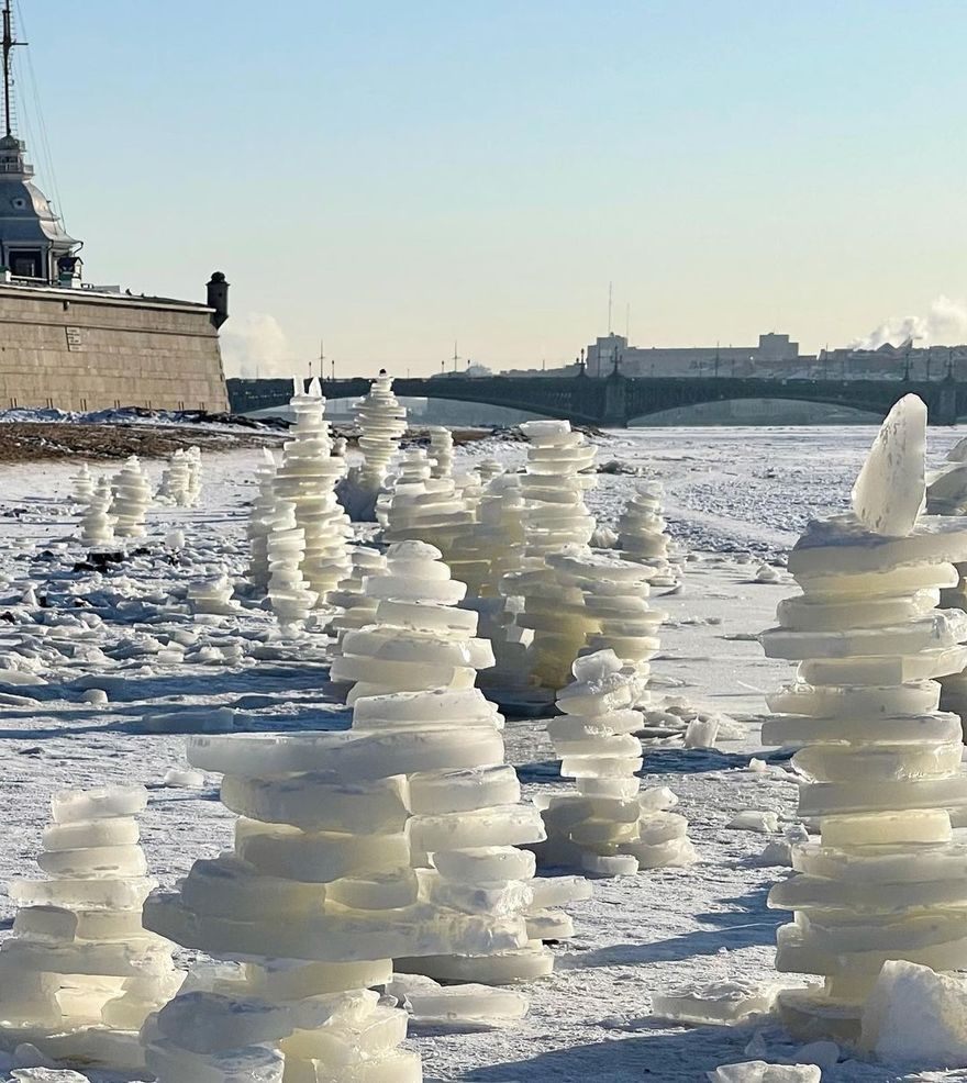Ледяные скульптуры петропавловская крепость