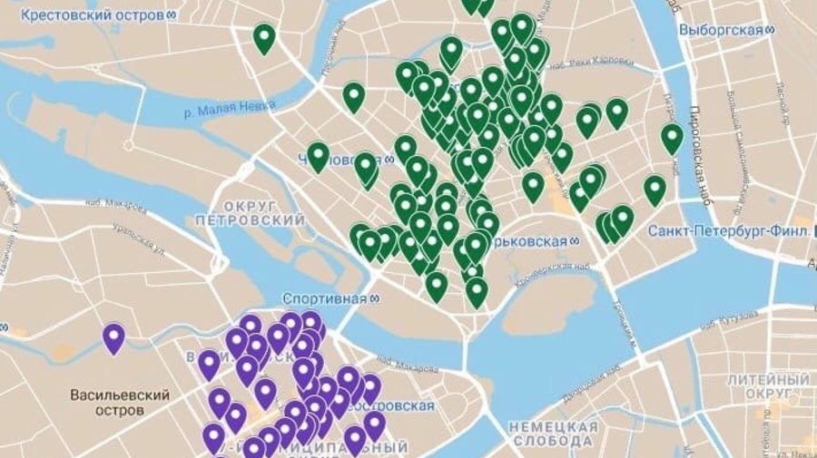Карту «Витражи Петербурга» дополнили новыми адресами