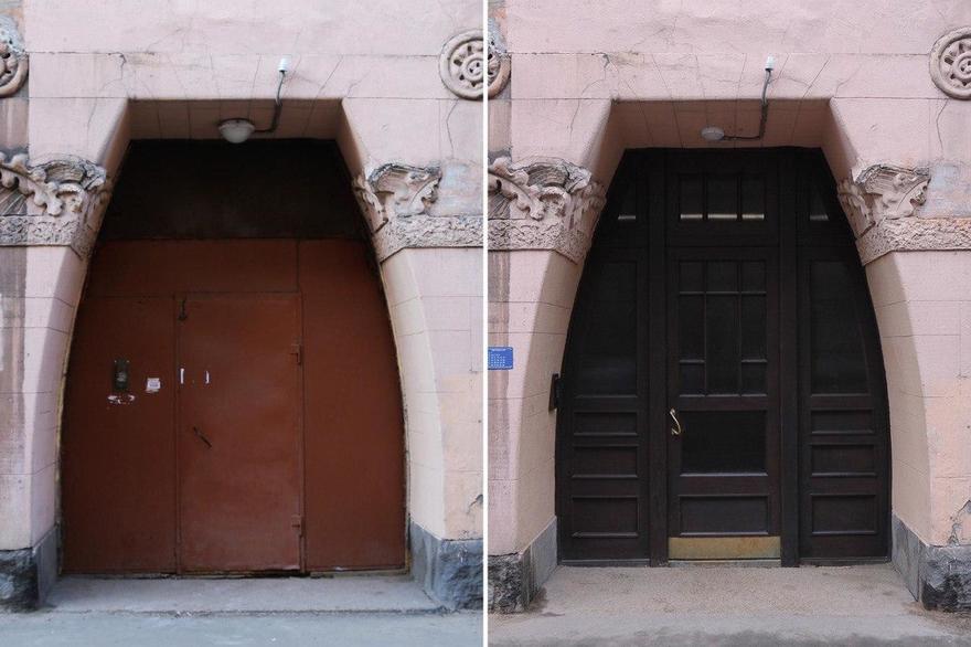 В доме Эрлиха и Эттингера восстановили исторические двери
