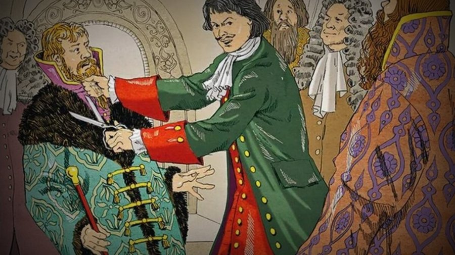 Надо знать: 17 апреля 1722 года Пётр I ввел единый налог на ношение бороды