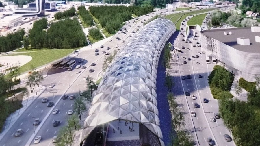 В Петербурге показали, какой будет новая железнодорожная станция возле «Лахта Центра»