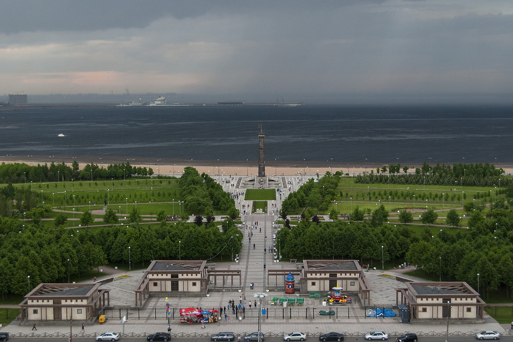Празднование Дня России в парке 300-летия Санкт-Петербурга