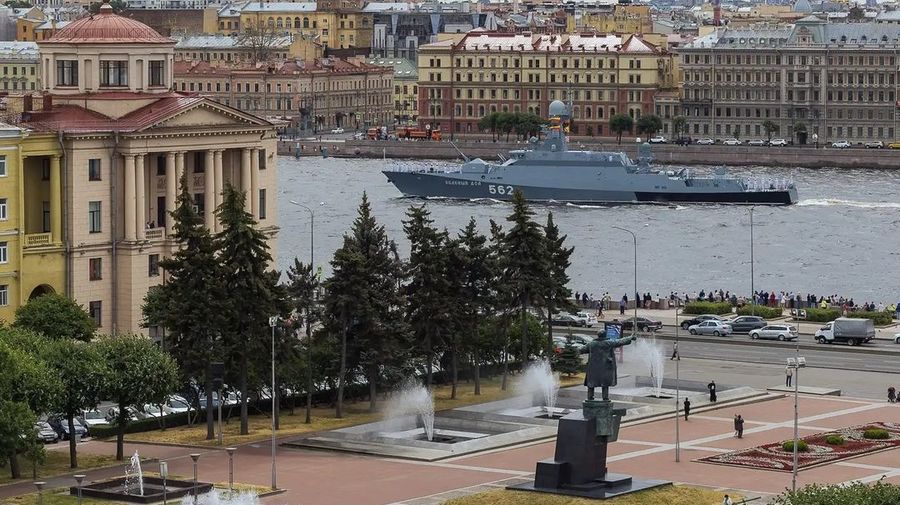 Репетиция парада на день ВМФ
