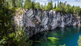 Рускеала — тот самый мраморный каньон в Карелии