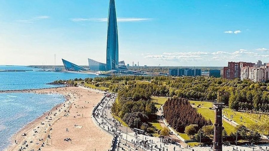 Пляж парка 300-летия Петербурга будут благоустраивать два года
