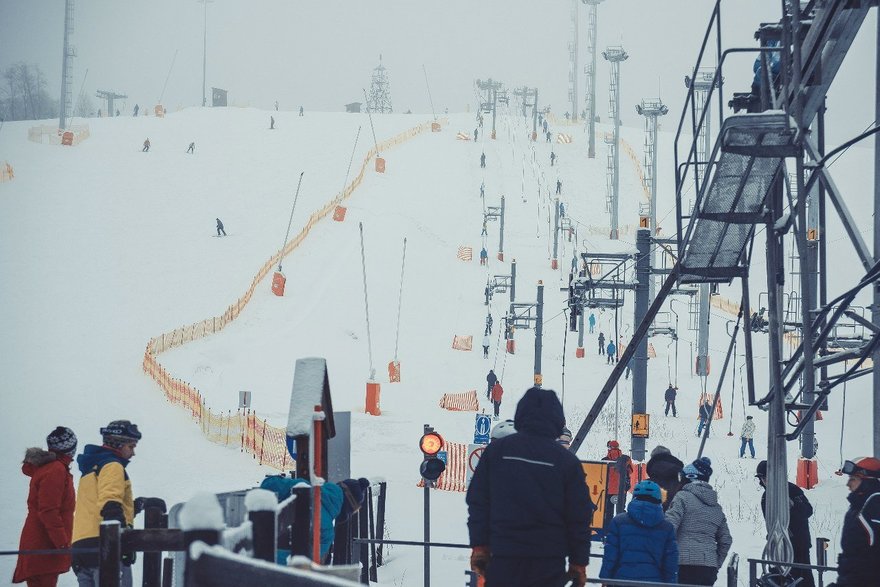 Трасса для беговых лыж с искусственном снегом появится в «Охта Парке»
