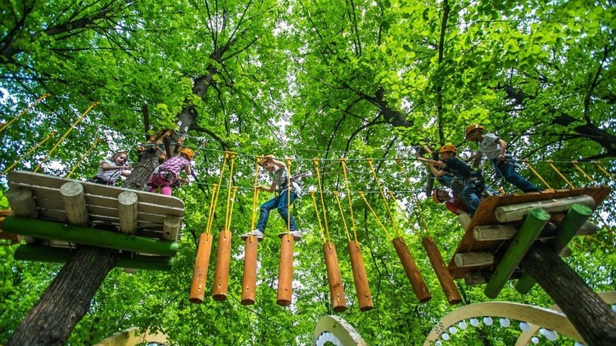 Посетить веревочные городки теперь можно бесплатно в свой День рождения