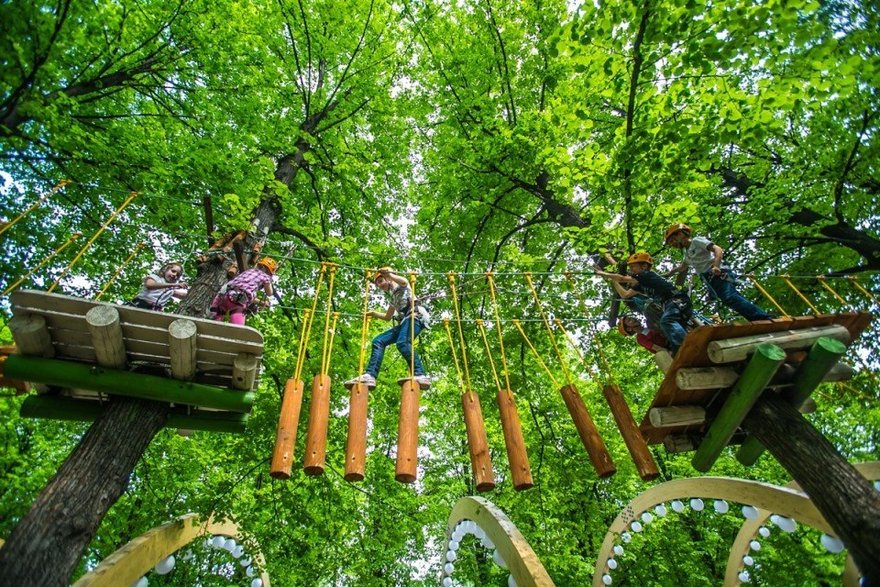 Посетить веревочные городки теперь можно бесплатно в свой День рождения