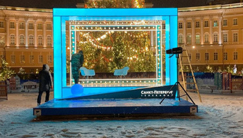 Петербуржцы и гости города смогут побывать на торжественном открытии новогодней Дворцовой площади
