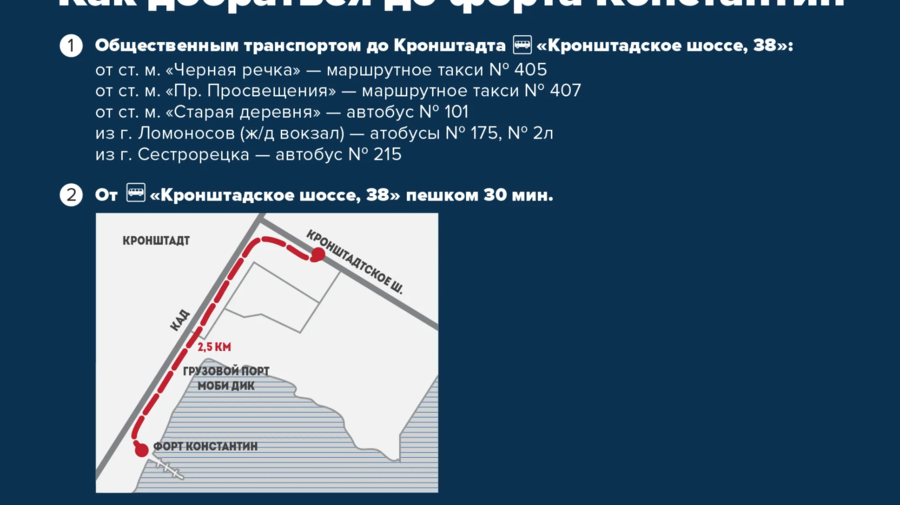 Как добраться из Санкт-Петербурга до Кронштадта: