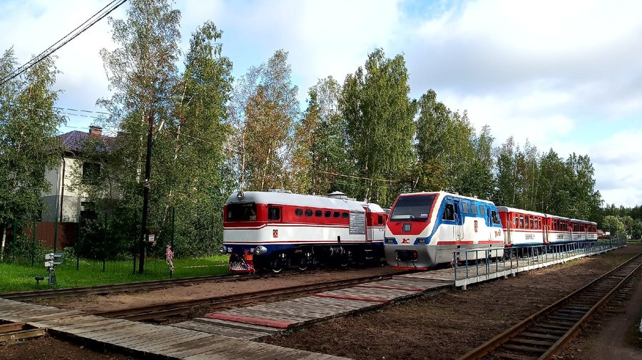 В Петербурге запустили составы по детской железной дороге