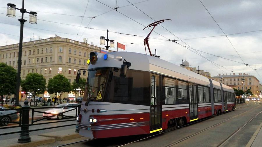 На дорогах Петербурга появятся трамваи в стиле ретро