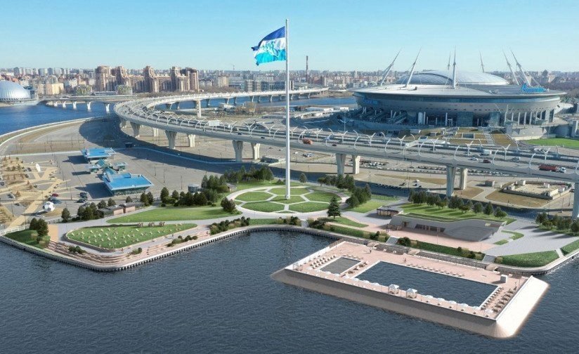 На Крестовском острове в 2025 году появятся открытые бассейны
