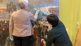 Русский музей покажет отреставрированную картину Маковского на специальной выставке