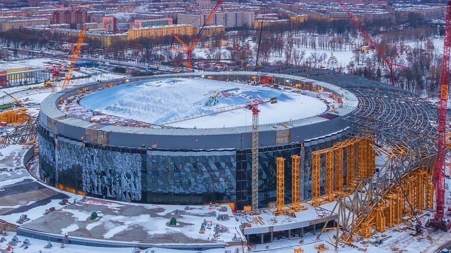 Комплекс «СКА Арена» в Петербурге достроят к маю этого года