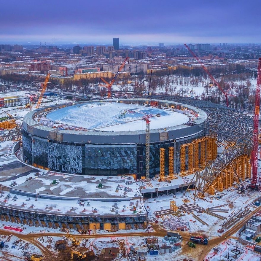 Комплекс «СКА Арена» в Петербурге достроят к маю этого года