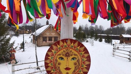 Масленица в Русской деревне «Шуваловка» — фото 2