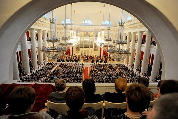 Большой зал Филармонии им. Д.Д. Шостаковича