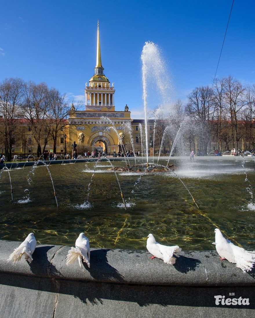 Сезон фонтанов в Санкт-Петербурге стартует 22 апреля