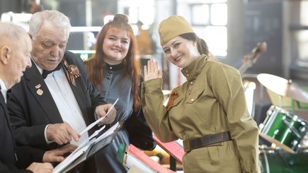 Праздник ко Дню Победы в Музее железных дорог России — фото 3