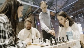 В «Севкабель Порту» открывается бесплатный шахматный клуб под музыкальное сопровождение диджеев