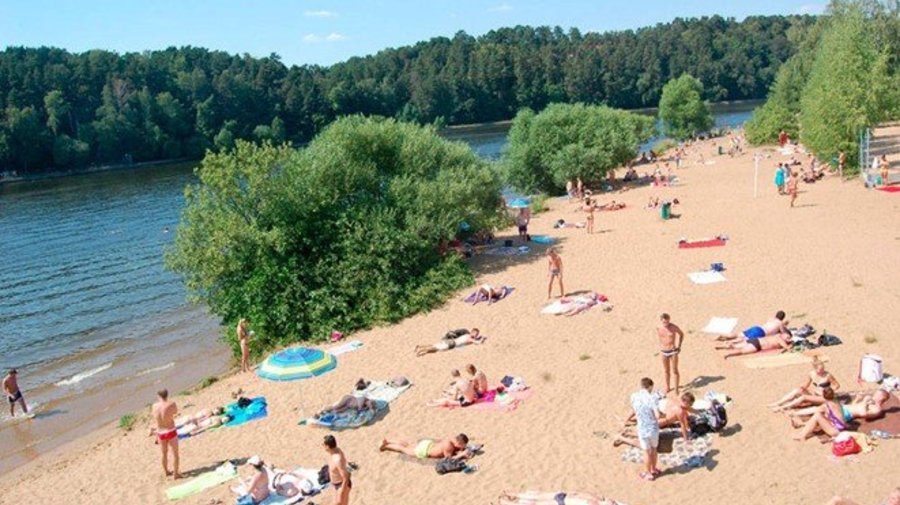 Пляж Бора-Бора в Серебряном бору