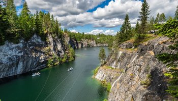 Тур в Карелию с посещением водопадов и горного парка Рускеала