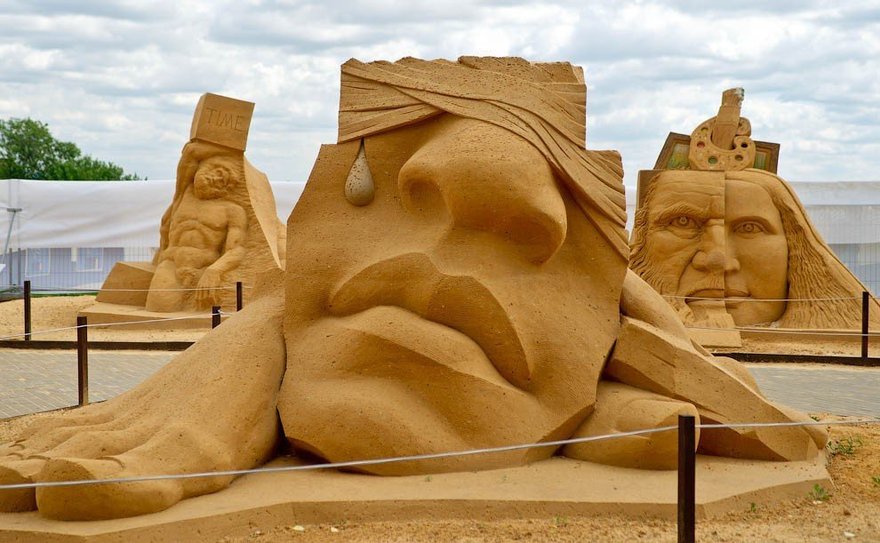 Фестиваль песчаных скульптур в Коркеасаари