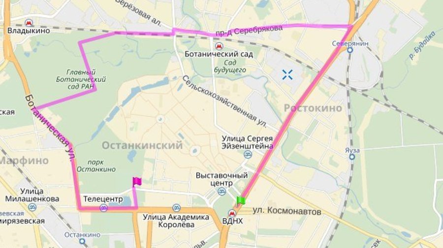 От ВДНХ до Останкино