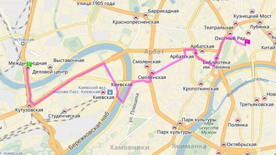 Ночная Москва